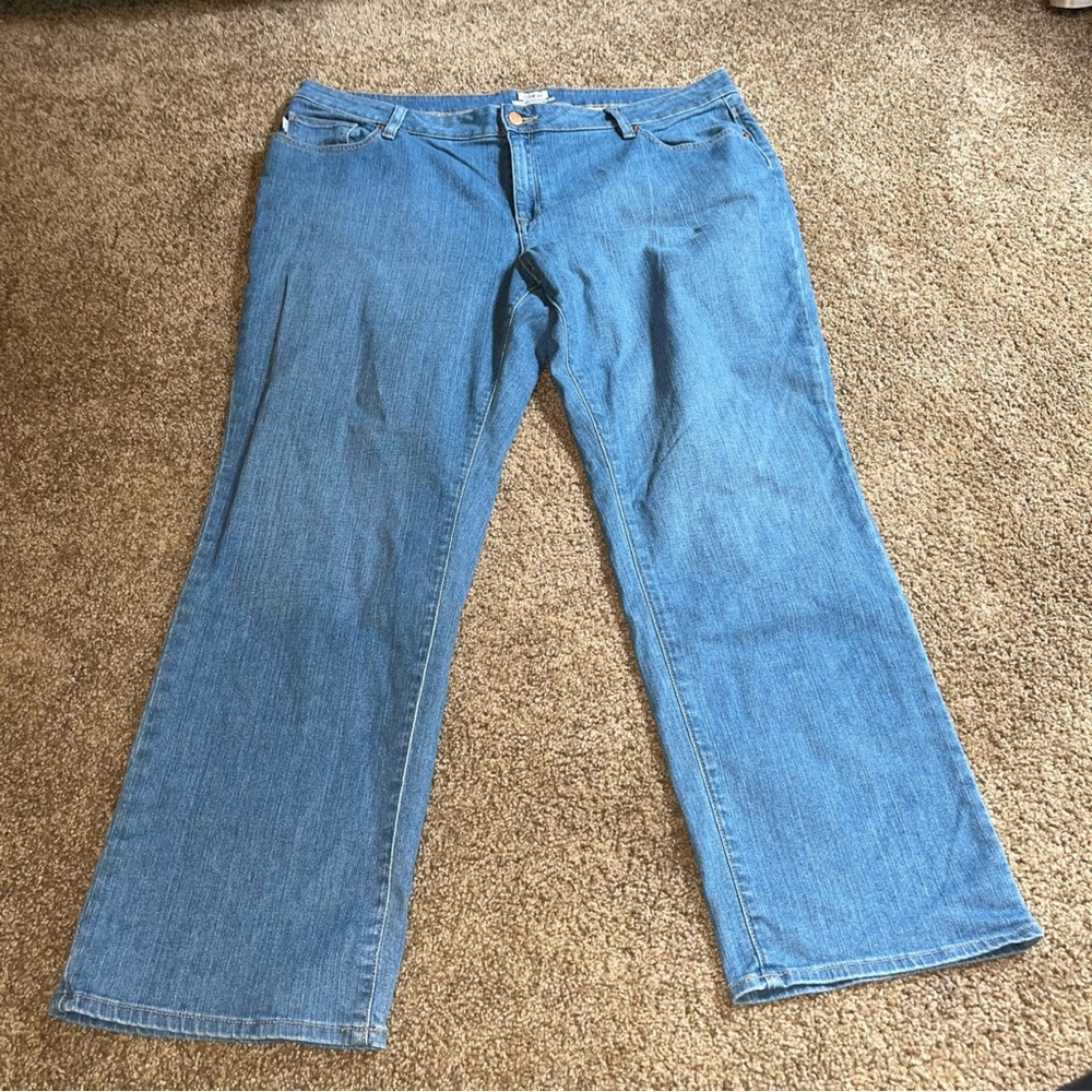 L.L. Bean favorite fit Light Blue Flare Jeans